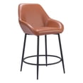 thumbnail image 1 of Vila Counter Stool (Set of 2) Brown, 1 of 5