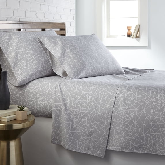 Vilano Choice 4-piece Geometric Maze Printed Sheet Set