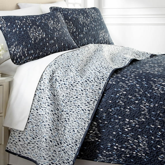 Botanical Leaves Reversible Quilt Set by SouthShore Fine Linens