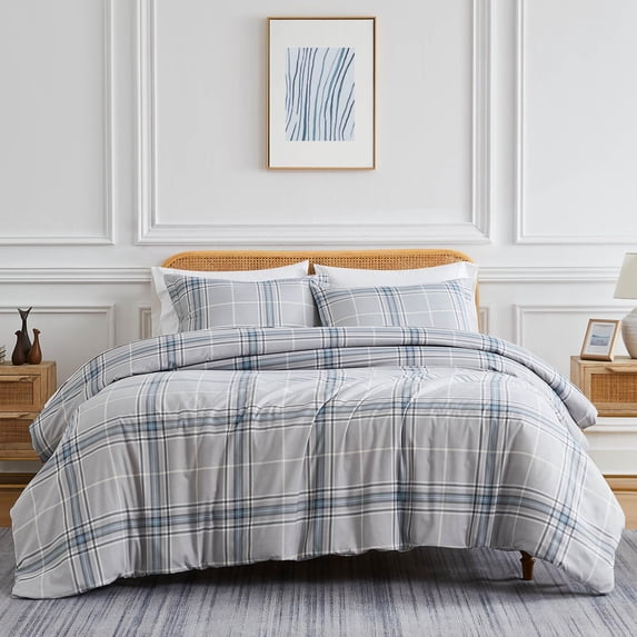 Vilano Plaid Printed Comforter Set by SouthShore Fine Linens