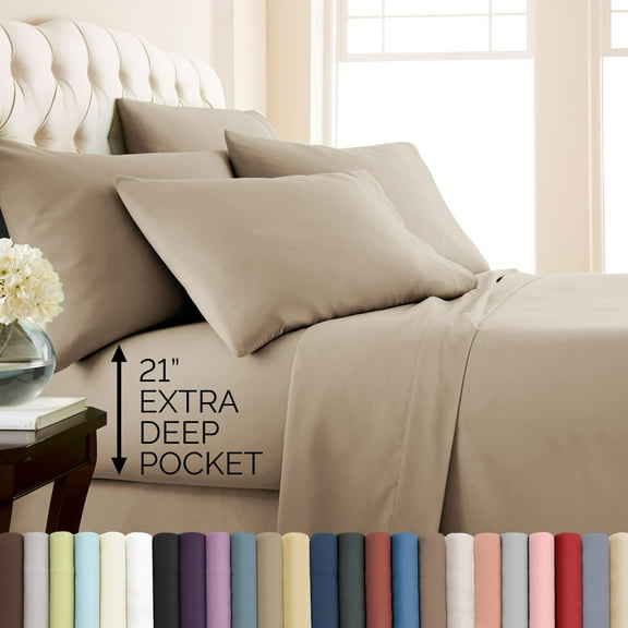 Vilano Springs 6-Piece Extra Deep Pocket Sheet Set by SouthShore Fine Linens