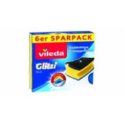 Vileda Glitzi PLUS dish sponge scourer -SET of 6-