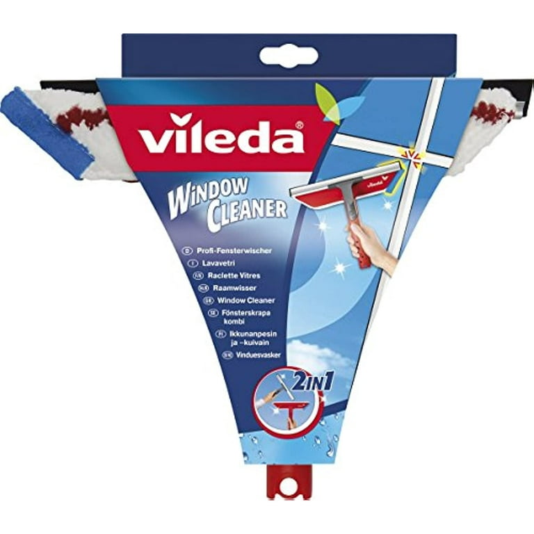 Vileda Cloth Classic & Traditional Glass & Window Cleaner 39x36 cm - Pack  of 1