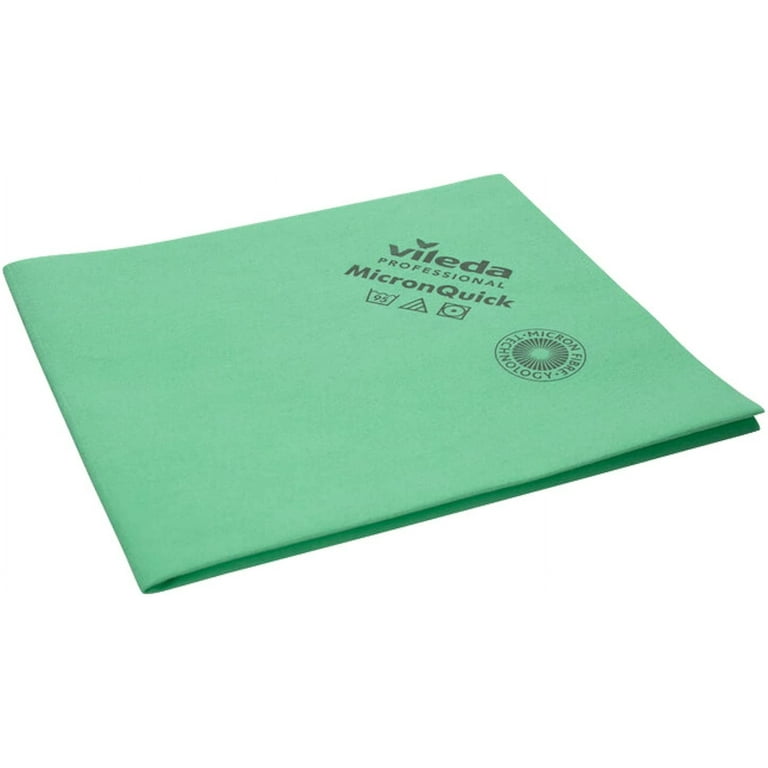 Vileda Professional MicronQuick Microfiber Wipe – Pack of 5 Cleaning Cloth for Pre-Preparation Methods – Lint Free and Improved Wear Resistance 