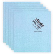 Vileda Professional | PVA Microfiber Cloth | All Purpose Cleaning Shammy | Synthetic Chamois Towel | Smooth & Absorbent Materials | 5 Pack Blue