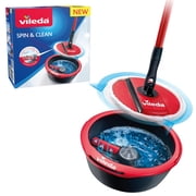 Vileda Spin & Clean Spin Mop and Bucket Set with 360  Spinning Mop Head