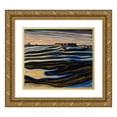 thumbnail image 1 of Vilho Lampi 17x15 Gold Ornate Wood Frame and Double Matted Museum Art Print Titled - Nocturne (1930), 1 of 4