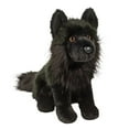 thumbnail image 1 of Vilkas Black Wolf 12 Inch Plush Toy Stuffed Animal, 1 of 3