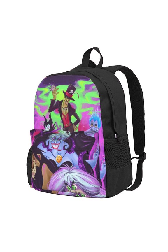 Vill-Ain Bad Witche Backpack Computer Bag Hiking Bookpack Travel Backpack For Adult 16.5in