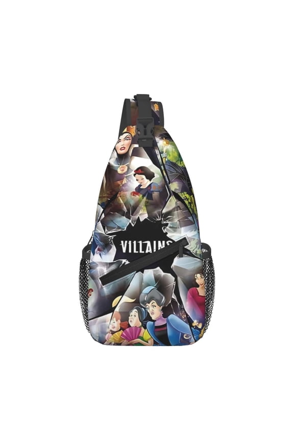 Vill-Ain Bad Witche Crossbody Sling Backpack For Women Men Gifts Multipurpose Sling Bag Travel Hiking Gym Chest Bag Daypack