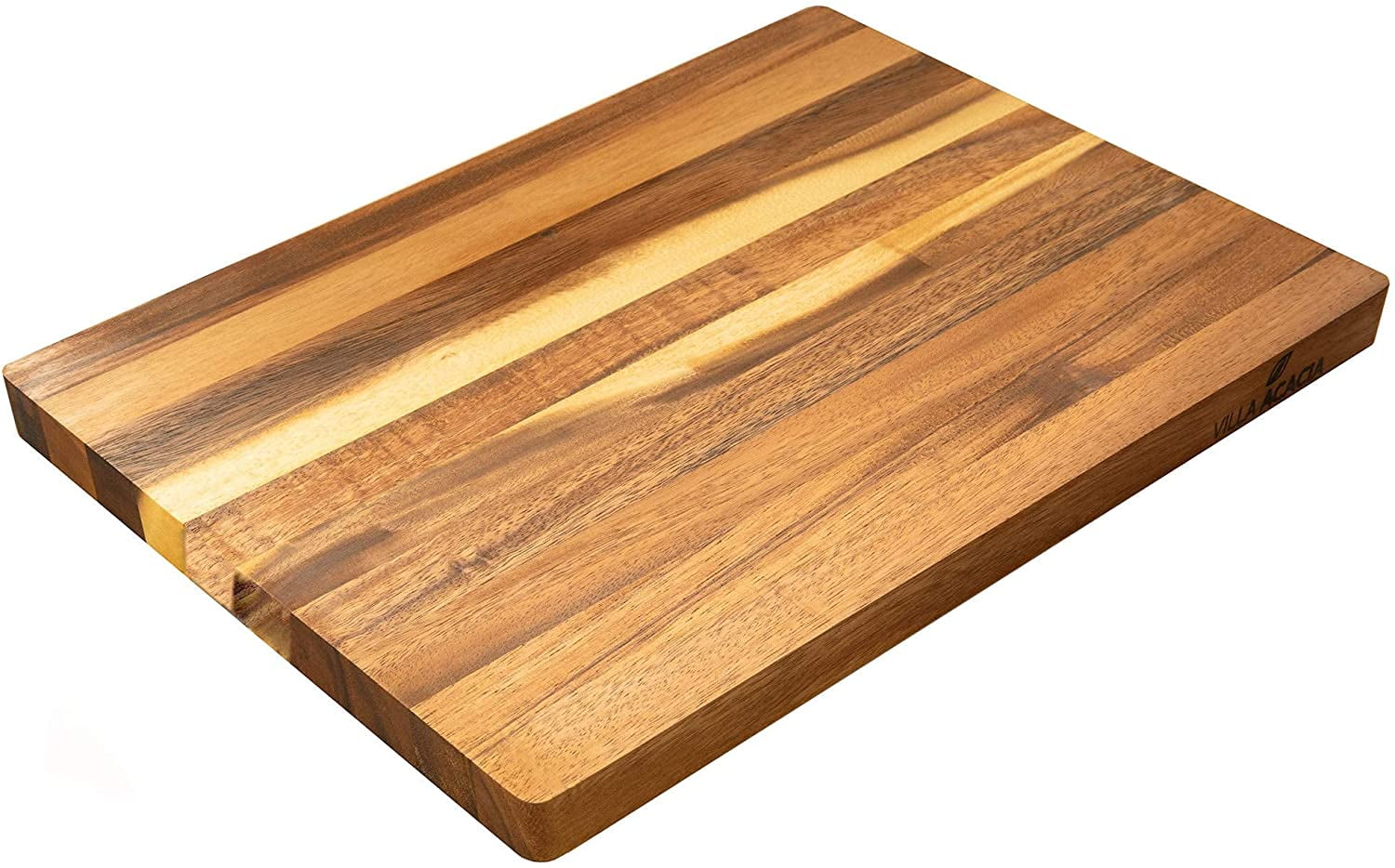 Villa Acacia Large Wood Cutting Board, 17x12 Inch 