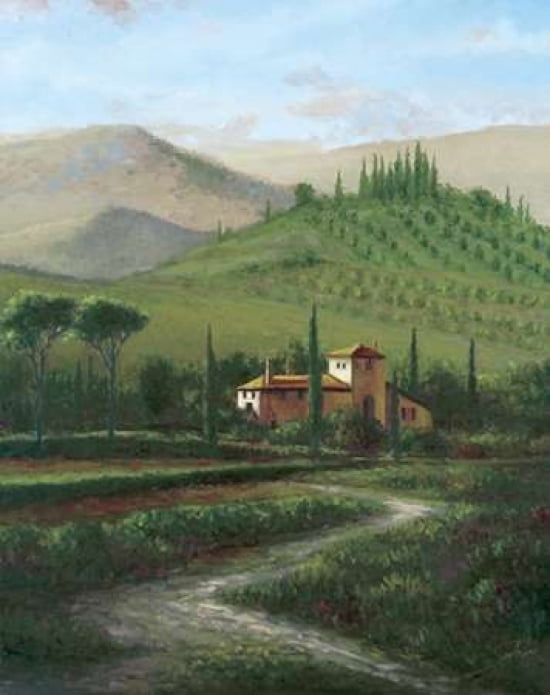 Villa At Stia Canvas Art - Sambataro (24 x 30)
