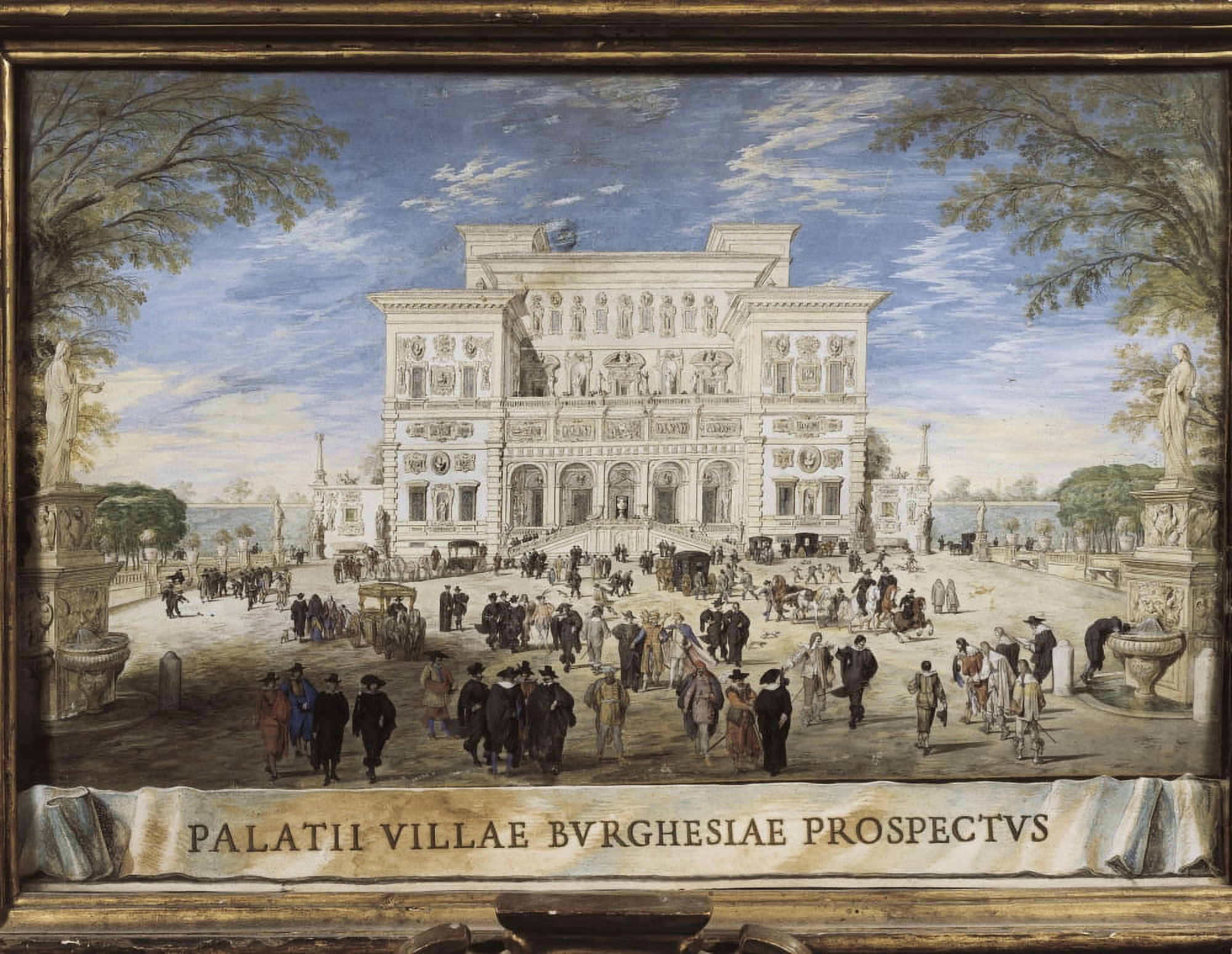 Villa Borghese Canvas Art - (36 x 24)