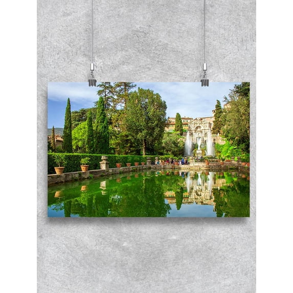 Villa D'este, Tivoli, Italy. Poster -Image by Shutterstock