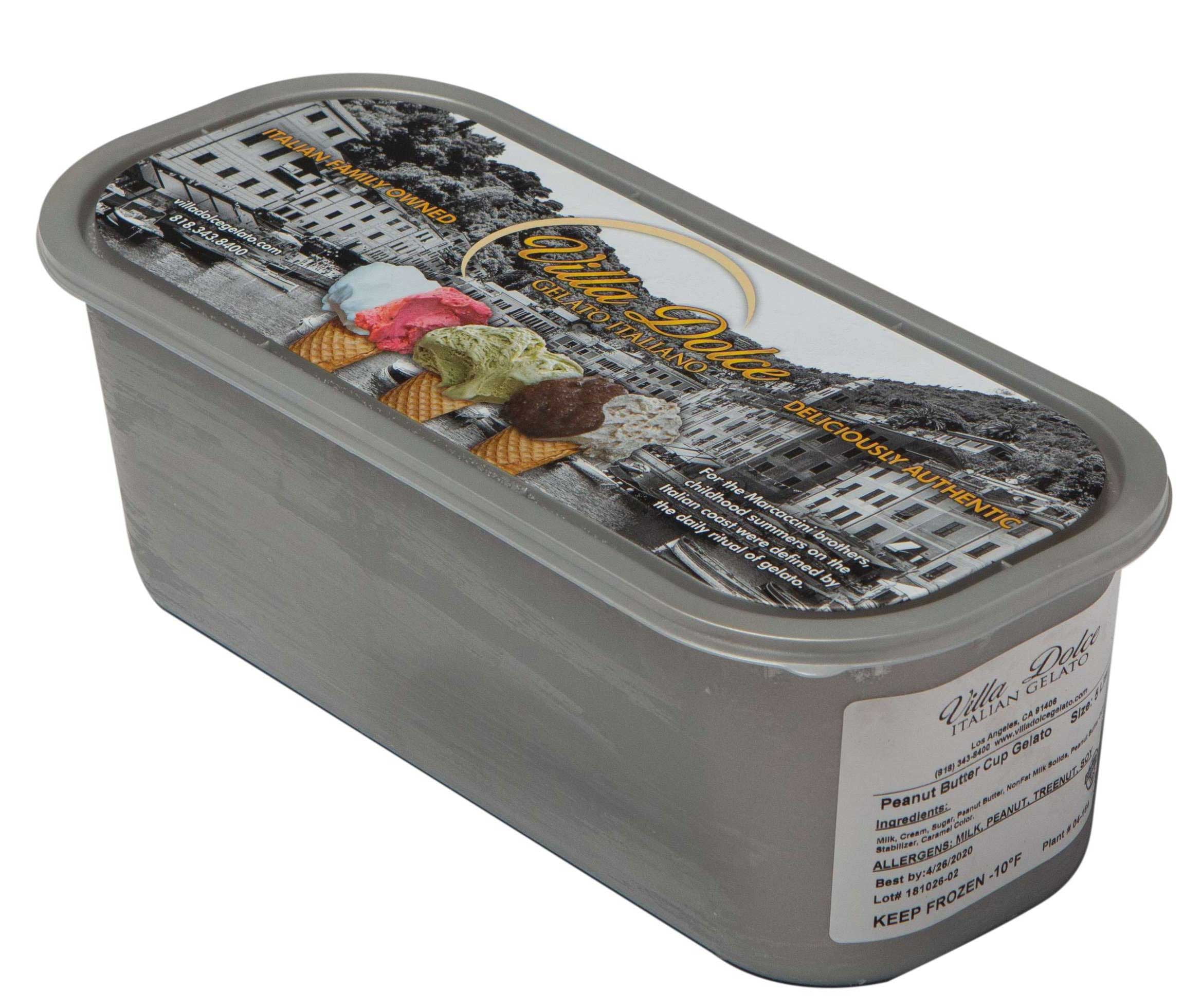 Villa Dolce Peanut Butter Cup Gelato, 5 Liter 1 each