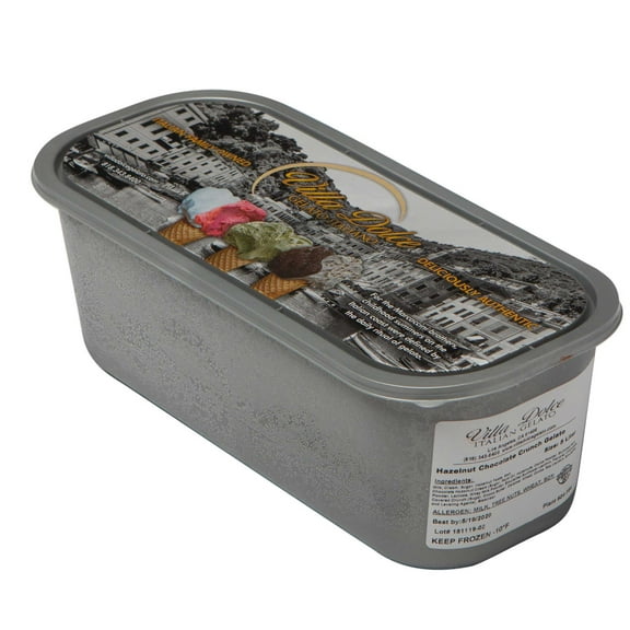 Villa Dolce Piemonte Hazelnut Chocolate Crunch Gelato, 5 Liter -- 1 each