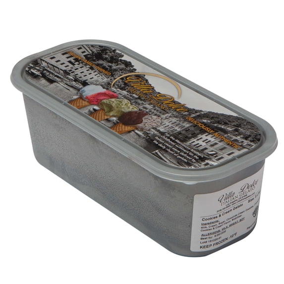 Villa Dolce Traditional Cookies and Cream Gelato, 5 Liter -- 1 each