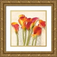 thumbnail image 1 of Villa, Luca 26x26 Gold Ornate Wood Framed with Double Matting Museum Art Print Titled - Histoires de Callas (detail), 1 of 4