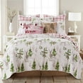 thumbnail image 1 of Villa Lugano Sleigh Bells by Levtex Home - Sleigh Bells Quilt - King - Standard - Quilt (106x92in.) - Reversible - Cotton/Poly, 1 of 6