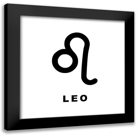 Villa, Milli 12x12 Black Modern Framed Museum Art Print Titled - Leo