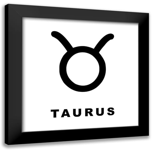 Villa, Milli 12x12 Black Modern Framed Museum Art Print Titled - Taurus