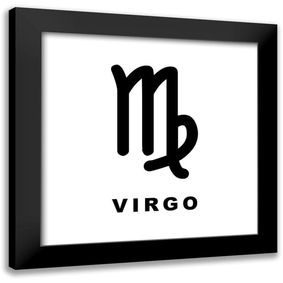 Villa, Milli 12x12 Black Modern Framed Museum Art Print Titled - Virgo