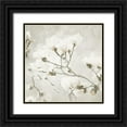 thumbnail image 1 of Villa, Milli 12x12 Black Ornate Wood Framed with Double Matting Museum Art Print Titled - Cream Tree of White Flowers 2, 1 of 4
