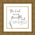 thumbnail image 1 of Villa, Milli 12x12 Gold Ornate Wood Framed with Double Matting Museum Art Print Titled - The Lord Green, 1 of 4