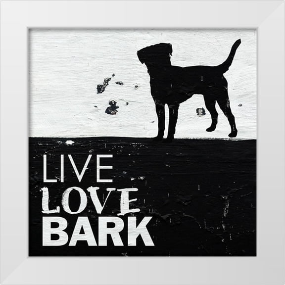 Villa, Milli 12x12 White Modern Wood Framed Museum Art Print Titled - Live Love Bark