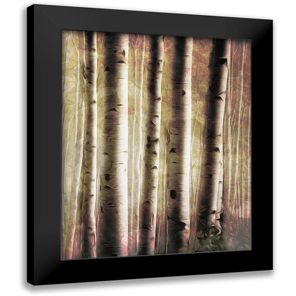 Villa, Milli 12x14 Black Modern Framed Museum Art Print Titled - Burnt Birch Family 2