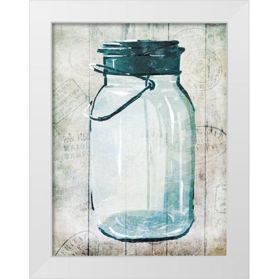Villa, Milli 12x14 White Modern Wood Framed Museum Art Print Titled - Empty Farm Jar 1