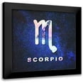thumbnail image 1 of Villa, Milli 15x15 Black Modern Framed Museum Art Print Titled - Scorpio Space, 1 of 5