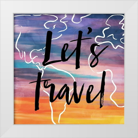 Villa, Milli 15x15 White Modern Wood Framed Museum Art Print Titled - Lets Travel