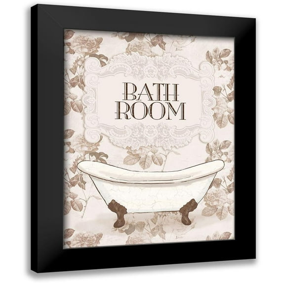 Villa, Milli 15x18 Black Modern Framed Museum Art Print Titled - Bathroom