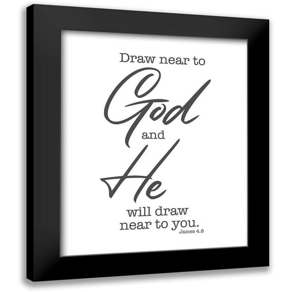 Villa, Milli 15x18 Black Modern Framed Museum Art Print Titled - God