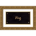 thumbnail image 1 of Villa, Milli 18x11 Gold Ornate Wood Framed with Double Matting Museum Art Print Titled - King, 1 of 4