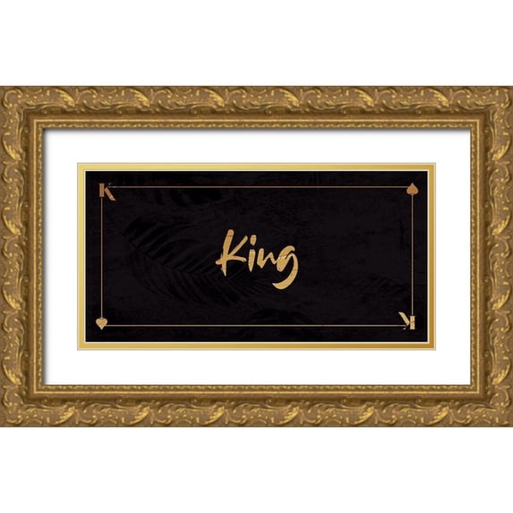 Villa, Milli 18x11 Gold Ornate Wood Framed with Double Matting Museum Art Print Titled - King