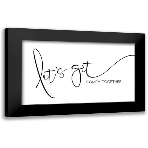Villa, Milli 18x12 Black Modern Framed Museum Art Print Titled - Comfy Together