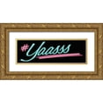 thumbnail image 1 of Villa, Milli 18x9 Gold Ornate Wood Framed with Double Matting Museum Art Print Titled - Yaass, 1 of 4