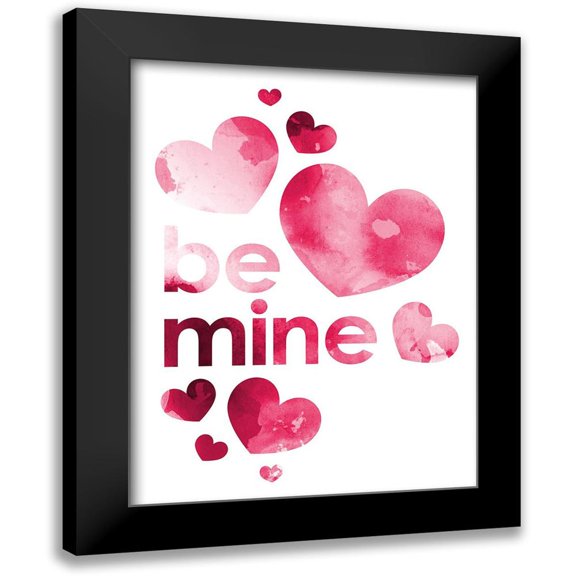 Villa, Milli 19x24 Black Modern Framed Museum Art Print Titled - Be Mine