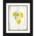 thumbnail image 1 of Villa, Milli 19x24 Black Ornate Wood Framed with Double Matting Museum Art Print Titled - Wood Le Citrons, 1 of 4