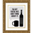 thumbnail image 1 of Villa, Milli 19x24 Gold Ornate Wood Framed with Double Matting Museum Art Print Titled - Im Hot, 1 of 4