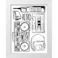 thumbnail image 1 of Villa, Milli 19x24 White Modern Wood Framed Museum Art Print Titled - Retro Electronix, 1 of 4