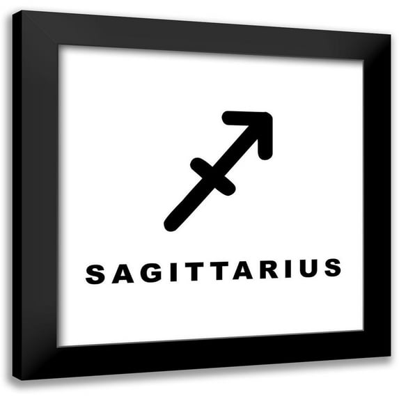 Villa, Milli 20x20 Black Modern Framed Museum Art Print Titled - Sagittarius