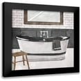 thumbnail image 1 of Villa, Milli 20x20 Black Modern Framed Museum Art Print Titled - White Wash Bathroom, 1 of 5