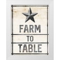 thumbnail image 1 of Villa, Milli 25x32 White Modern Wood Framed Museum Art Print Titled - Star Farm, 1 of 4