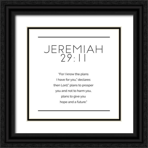 Villa, Milli 26x26 Black Ornate Wood Framed with Double Matting Museum Art Print Titled - New Jeremiah Simple