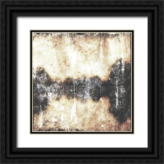 Villa, Milli 26x26 Black Ornate Wood Framed with Double Matting Museum Art Print Titled - On The Rocky Lake