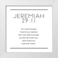 thumbnail image 1 of Villa, Milli 26x26 White Modern Wood Framed Museum Art Print Titled - New Jeremiah Simple, 1 of 4