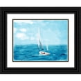 thumbnail image 1 of Villa, Milli 32x25 Black Ornate Wood Framed with Double Matting Museum Art Print Titled - Set Sail, 1 of 4